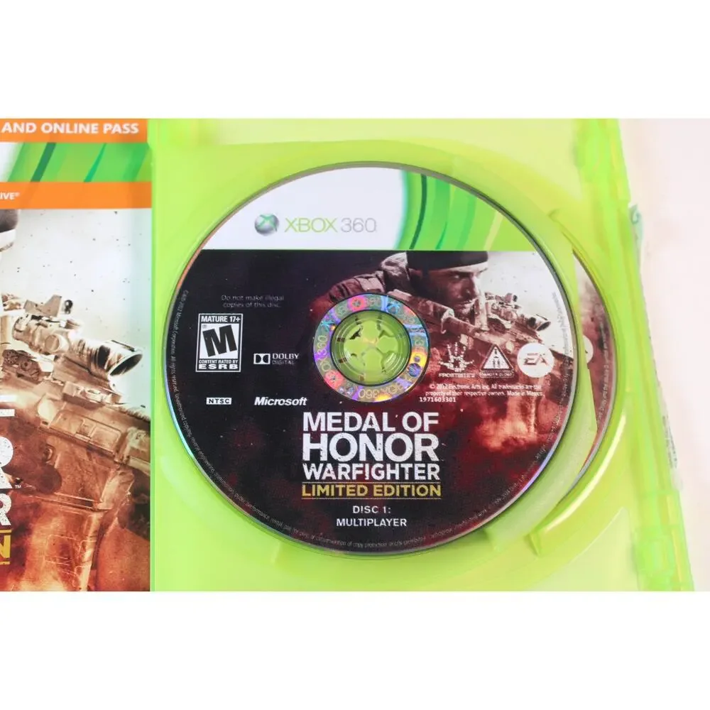 Medal of Honor: Warfighter Limited Edition (Xbox 360, 2012) Complete Tested